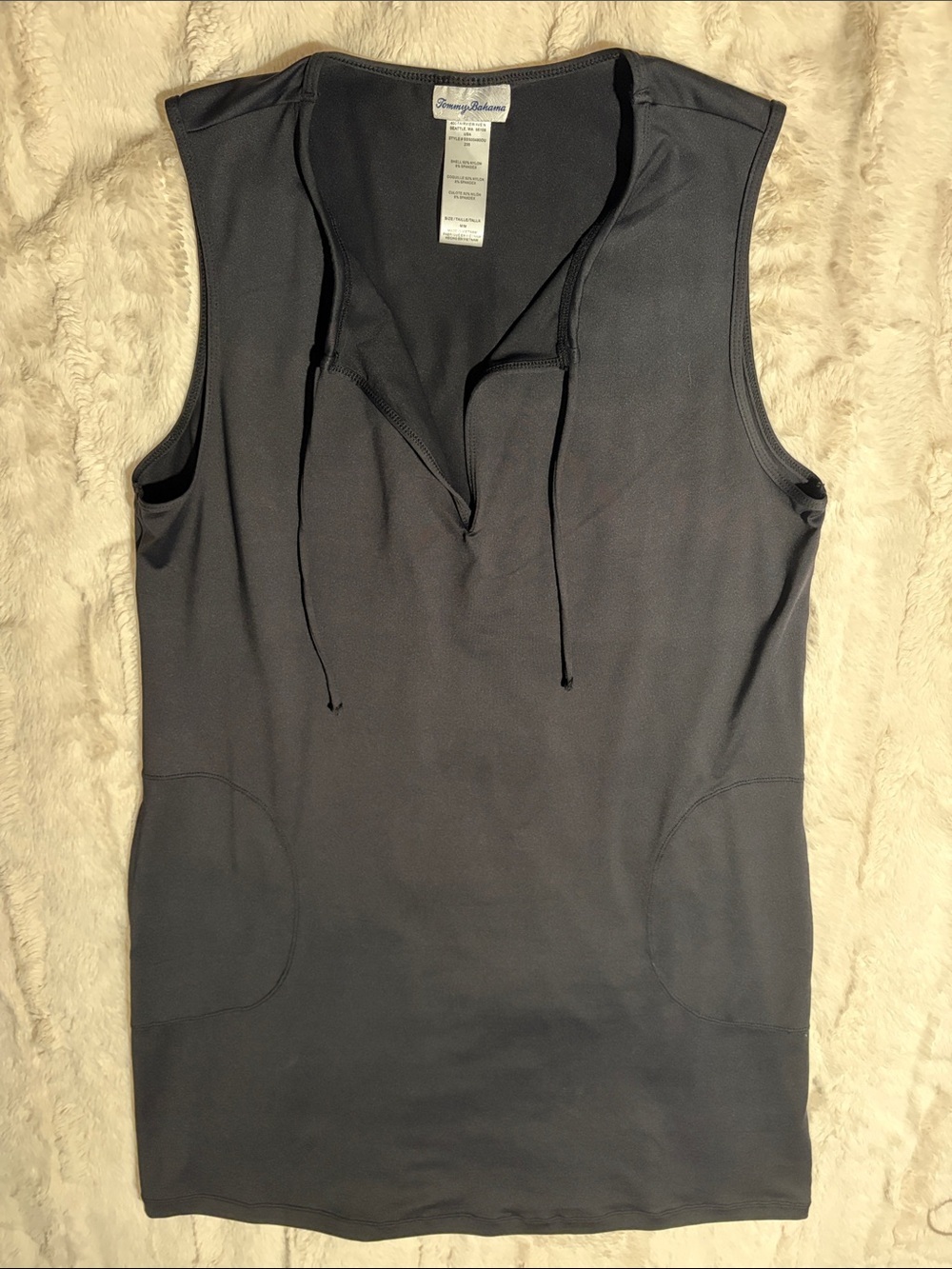 New- Tommy Bahama Sleeveless Active/Sporty/Summer Dress Sz M in black
